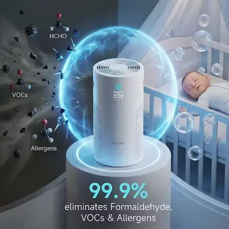 Mini aire purifikatzaile eramangarria