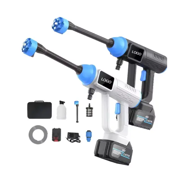 Autoen presio-garbigailua spray pistolarekin